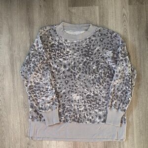 Aerie Leopard Print Sweater